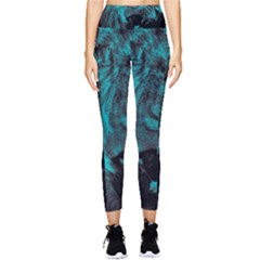 Angry Male Lion Predator Carnivore Pocket Leggings  by Ndabl3x