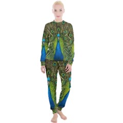 Peacock Feathers Bird Plumage Women s Lounge Set by Perong