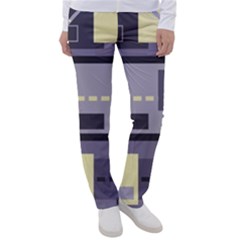 Pattern Design Abstract Lilac Women s Casual Pants by Perong