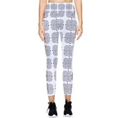 Abstract Pattern Texture Background Art Pocket Leggings  by Perong