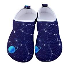 Realistic Night Sky Poster With Constellations Women s Sock-style Water Shoes by Ket1n9