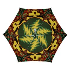 Grateful Dead Steal Your Face Deadhead Hippie Logo Music Automatic Folding Umbrella With Case (small) by Perong