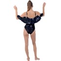 Black Space Drawing Art Planet Drawing Stars Black Space Galaxy Outer Space Drape Piece Swimsuit View2