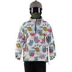 Owl Animal Bird Pattern Men s Ski And Snowboard Waterproof Breathable Jacket by Perong