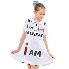 America  I Am Race Kids  Short Sleeve Shirt Dress by RiverRootz