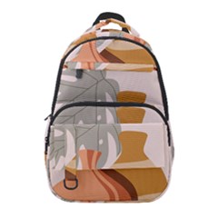 Vases Art Plant Boho Bohemian Carry-on Travel Backpack by Perong