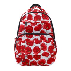 Flower Poppies Plant Petal Carry-on Travel Backpack by Perong