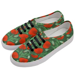 Poppy Fierce Wolf Poppies Bud Women s Classic Low Top Sneakers by Perong