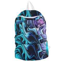 Nature Water Wave Architecture Foldable Lightweight Backpack by Salmanaz77