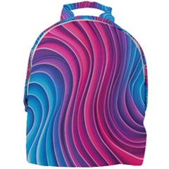 Spiral Swirl Pattern Light Circle Mini Full Print Backpack by Ndabl3x