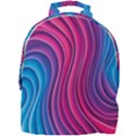 Spiral Swirl Pattern Light Circle Mini Full Print Backpack View1