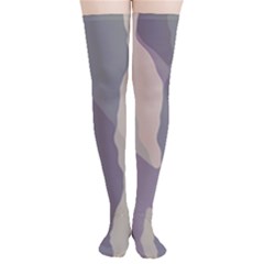 Maximal Camo Print Design Thigh High Stockings by dflcprintsclothing