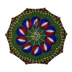 Grateful Dead Bear Pattern Automatic Folding Umbrella With Case (large) by Maspions