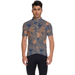 Seamless Pattern Patterns Leaves Vintage Men s Short Sleeve Cycling Jersey by Paksenen