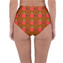 Apple Arrow Pattern Design Drawing Reversible High-Waist Bikini Bottoms View4