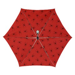 Spiders Pattern Seamless Arachnids Automatic Folding Umbrella With Case (small) by Maspions