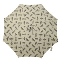 Dragonfy Insect Pattern Hook Handle Umbrellas (small) by Maspions