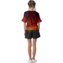 Water Drops, Lui, Amazing Kids  V-Neck Horn Sleeve Blouse View2