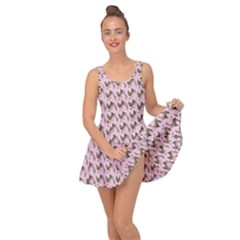 Fern Pattern 2 Pink Inside Out Casual Dress by snowwhitegirl