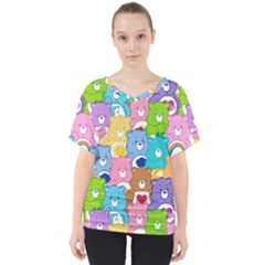 Care Bears, Adorable, Art V-neck Dolman Drape Top by kyorashop23