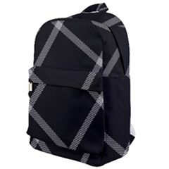 Stripes, Zigzag, Surface, Pattern, Classic Backpack by kyorashop23
