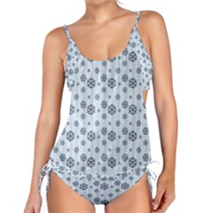 Snowflakes Winter Christmas Tankini Set by anzea