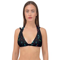 Amoled Double Strap Halter Bikini Top by kyorashop23