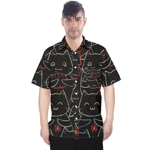 Catty Men s Hawaii Shirt by kyorashop23