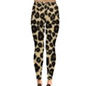 Jaguar Skin Texture, Jaguar Wool Texture, Yellow Inside Out Leggings View4