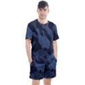 Purple Camo Men s Mesh T-Shirt and Shorts Set View1