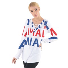 Vote Kamala Walz Tie Up T-shirt by Safari