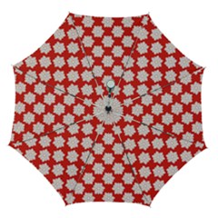 Christmas Snowflakes Background Pattern Automatic Folding Umbrella With Case (medium)