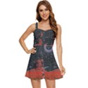 Astrology Surreal Surrealism Trippy Visual Art Ruffle Edge Bra Cup Chiffon Mini Dress View1