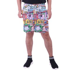 Menton Old Town France Men s Pocket Shorts by Bedest