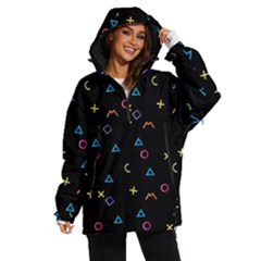 Kids , Kids , Background, Doodle Women s Ski And Snowboard Waterproof Breathable Jacket by kyorashop23