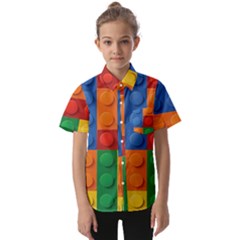 Lego, Constructor Kids  Short Sleeve Shirt by kyorashop23