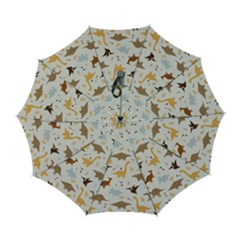 Seamless Dino Pattern Automatic Folding Umbrella With Case (large) by Safari