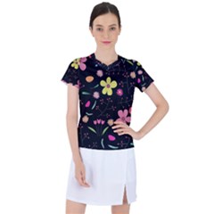 Foliage Pattern, Adorable Beautiful Women s Sports Top by kyorashop23