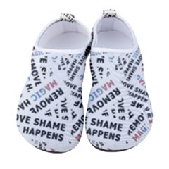 Embrace The Magic Inspirational Phrase Pattern Kids  Sock-style Water Shoes by dflcprintsclothing