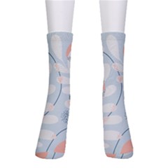Pattern Plants Leaves Nature Crew Socks by Bedest