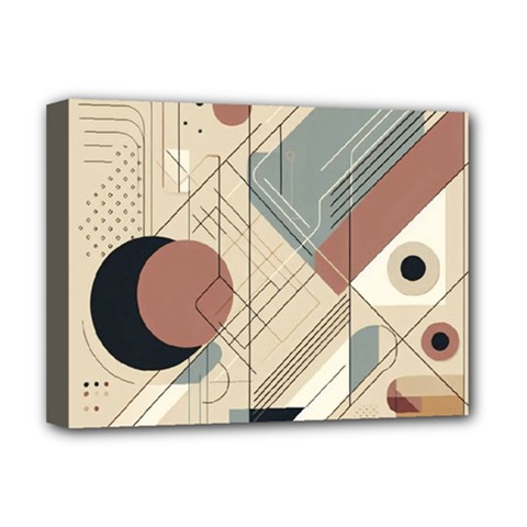 Boho Abstract Architecture Deluxe Canvas 16  X 12  (stretched)  by Bedest