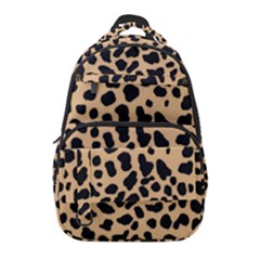 Leopard Skin Pattern Carry-on Travel Backpack by Bedest