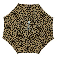 Leopard Skin Pattern Automatic Folding Umbrella With Case (medium) by Bedest