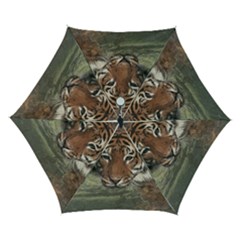 Swimming Tiger Automatic Folding Umbrella With Case (small) by ExtraAwesomeSauce