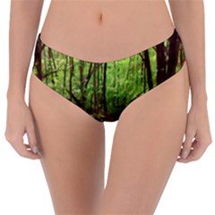 Peaceful Green Forest Walk Reversible Classic Bikini Bottoms by ExtraAwesomeSauce