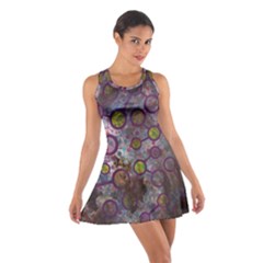 Abstract Molecular Space Art Cotton Racerback Dress by ExtraAwesomeSauce