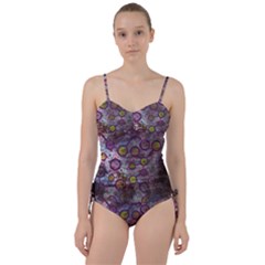 Abstract Molecular Space Art Sweetheart Tankini Set by ExtraAwesomeSauce
