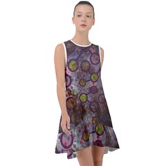 Abstract Molecular Space Art Frill Swing Dress by ExtraAwesomeSauce