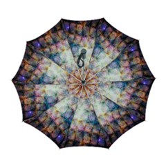 Cosmic Owls Pattern Automatic Folding Umbrella With Case (large) by ExtraAwesomeSauce