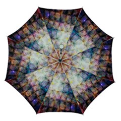 Cosmic Owls Pattern Automatic Folding Umbrella With Case (medium) by ExtraAwesomeSauce